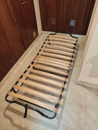Cama Plegable / Somier Plegable Individual 80x190