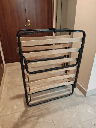 Cama Plegable / Somier Plegable Individual 80x190