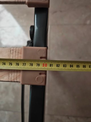 Cama Plegable / Somier Plegable Individual 80x190