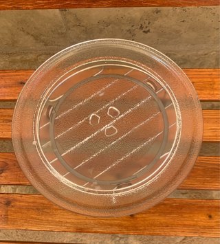 Plato y parrilla para microondas