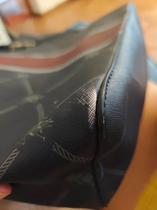 Bolso U.S. Polo Assn. Azul con Detalles Dorados