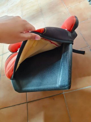 Silla coche elevador Babyauto roja