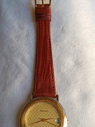 Orologio da polso Bulova donna oro/marrone