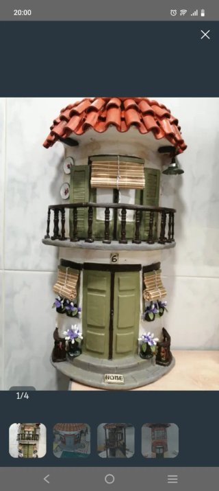 Teja decorada