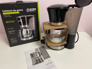 Cafetera de goteo EDM 800W 1.2L