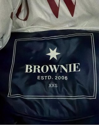 Chaqueta plumas Brownie azul marino T. XXS