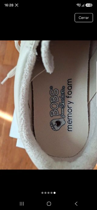 Zapatillas Skechers Bobs Beige.