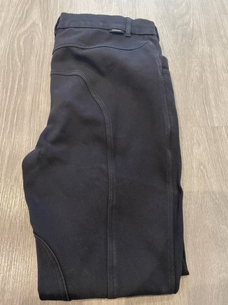 Pantalón de equitación hombre negro