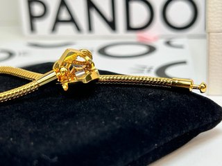 Pulsera Pandora Corazón Infinito dorado