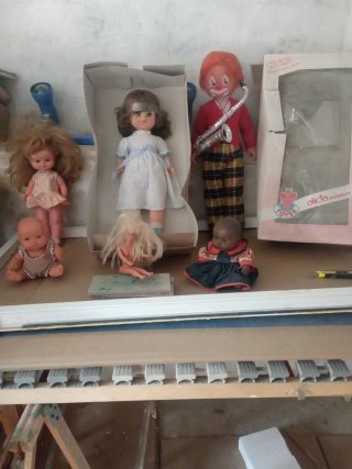 Collezione di bambole antiche