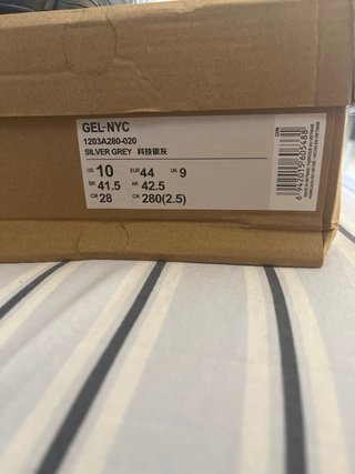 Asics Gel NYC Gris Plata Talla 44