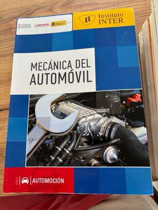 Libros 1ero y 2do grado medio automocion