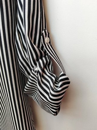 Blusa de rayasblanco y negro  Zara mujer - Size M