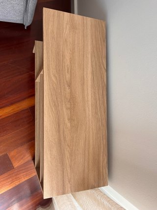 Mesa auxiliar de madera moderna