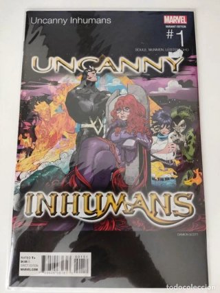Uncanny Inhumans 1 Marvel 2015 Hip Hop