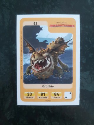Carte Esselunga Eroi Dreamworks DT Gronkio