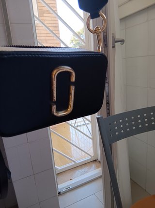 Borsa Marc Jacobs Snapshot Nera e Rosa