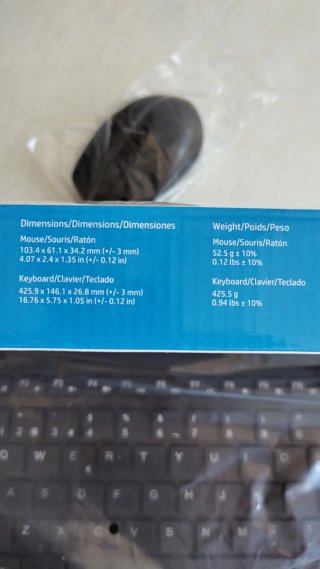 Combo Teclado y Ratón Inalámbrico HP 330