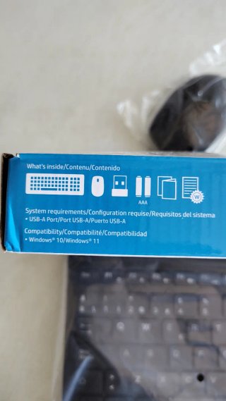 Combo Teclado y Ratón Inalámbrico HP 330