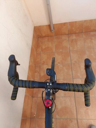 Bicicleta Trigon Negra y Amarilla
