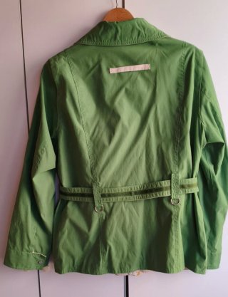 Chaqueta Cotton Crops verde entretiempo