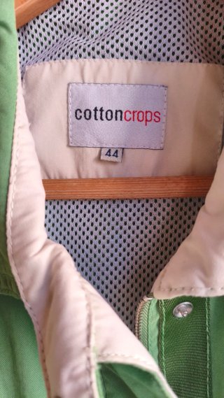 Chaqueta Cotton Crops verde entretiempo