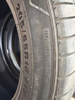2 Neumáticos 205/55 R16 91V al 95%