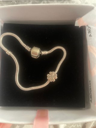 Pulsera Pandora Plata Trébol