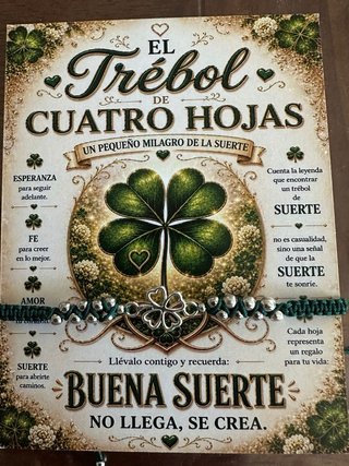 Pulseras hechas a mano para la suerte