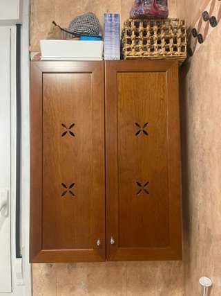 Mueble baño madera