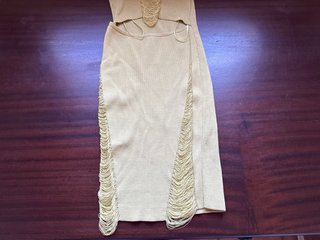 Vestido Bershka beige talla única