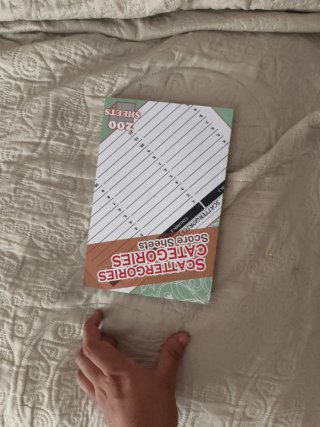 Scattergories + Hojas de Puntuación