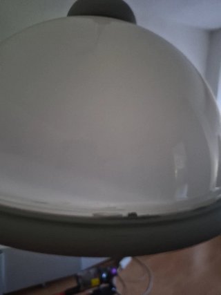 Lámpara colgante metal y plástico