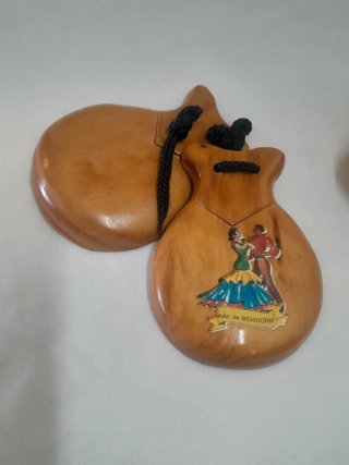 Zoccoli olandesi souvenir nacchere legno