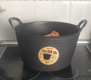 Cubo FlexiTub 15L Negro