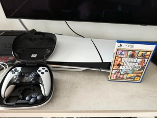 PS5 Slim con Lector + GTA V + DualSense Edge