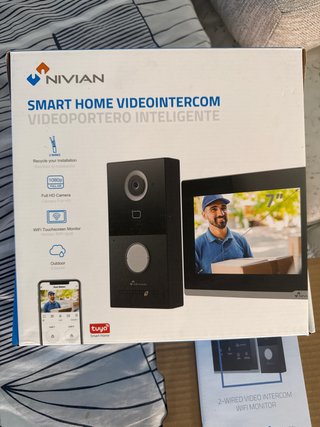 Videoportero Interfono Nivian camara WiFi Full HD
