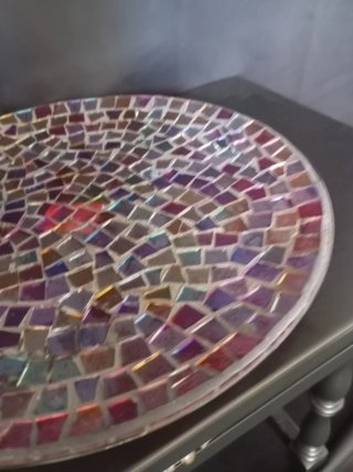 Mosaico Circular Decorativo Multicolor