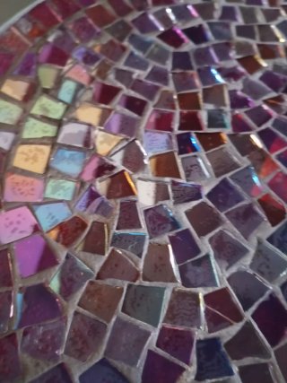 Mosaico Circular Decorativo Multicolor