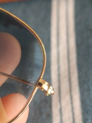 Gafas Ray-Ban Aviator 55 Azul Dorado