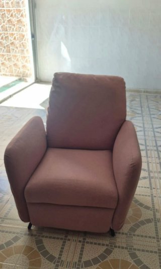 Sillón relax reclinable IKEA EKOLSUND rosa