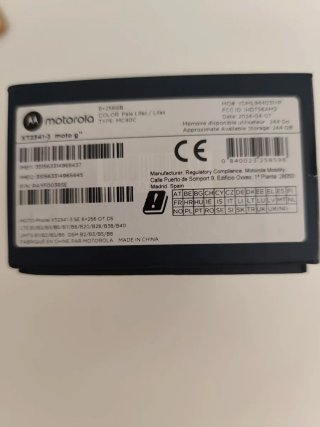 Motorola Moto G14. Color lila. 8GB+256GB Libre.