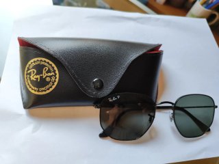 Gafas de sol Ray-Ban Hexagonal Negras/Verdes