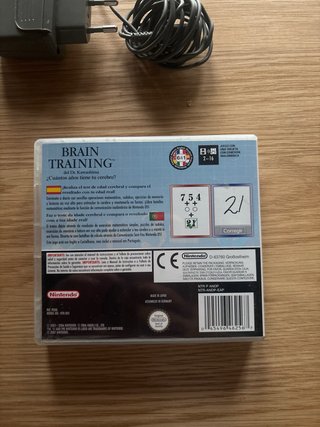 Nintendo DS Lite Plata + Brain Training