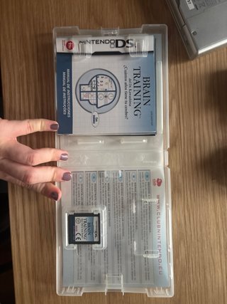 Nintendo DS Lite Plata + Brain Training
