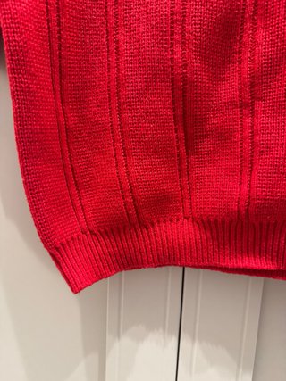 Jersey rojo manga corta
