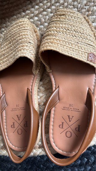 Popa Menorquinas Beige/Marrón Talla 39