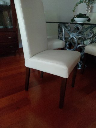 6 Sillas Comedor Tapizar Piel Sintética