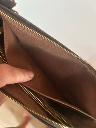 Bolso de mano Louis Vuitton Marrón Dorado