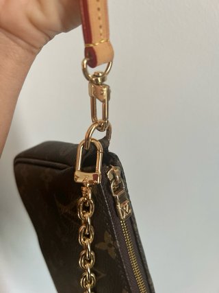 Bolso de mano Louis Vuitton Marrón Dorado